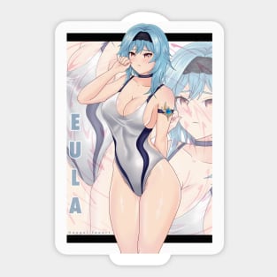 Eula on swimsuit by angel.fanart Sticker